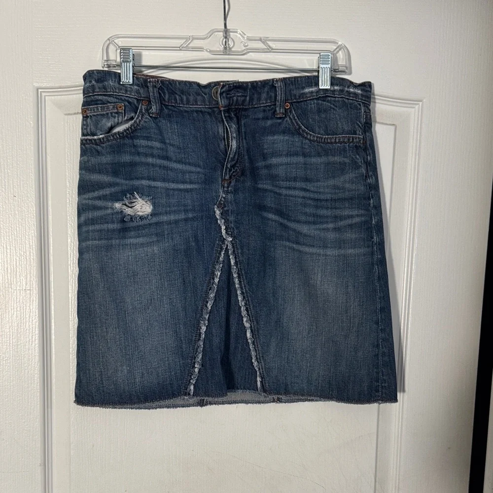 Vintage Banana Republic Denim Blue Skirt - Picture 6 of 6